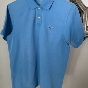 Vineyard Vines 🐳 Men's Blue Polo Shirt